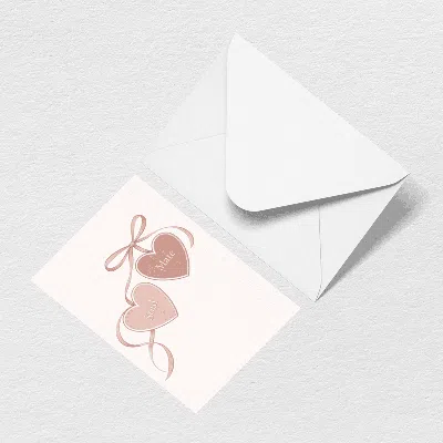 Pairbo Greeting Card In White