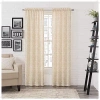 Pairs To Go Brockwell Rod Pocket Light-filtering Set Of 2 Curtain Panel In Sand