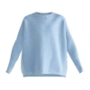 Paisie Ribbed Jumper In Sky Blue