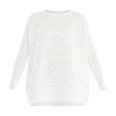 Paisie Women's  Ribbed Jumper In White