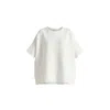 Paisie Women's  Short Sleeve Ribbed Jumper In White In White