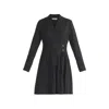 Paisie Women's Tailored Blazer Dress With Pleated Skirt In Black In Black