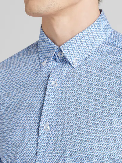 Paisley &amp; Gray Paisley & Gray Big & Tall Men's Slim Fit Button Up Shirt In Blue