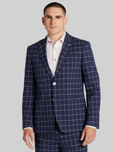 Paisley &amp; Gray Paisley & Gray Men's Modern Fit Windowpane Suit