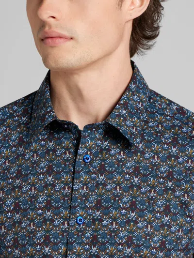 Paisley &amp; Gray Paisley & Gray Men's Slim Fit Button Up Shirt In Blue