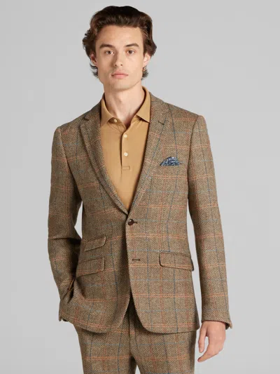 Paisley &amp; Gray Paisley & Gray Men's Slim Fit Herringbone Suit Jacket In Brown