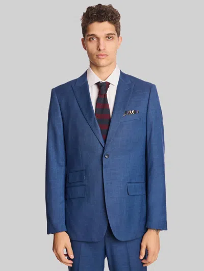 Paisley &amp; Gray Paisley & Gray Men's Slim Fit Sharkskin Suit In Blue