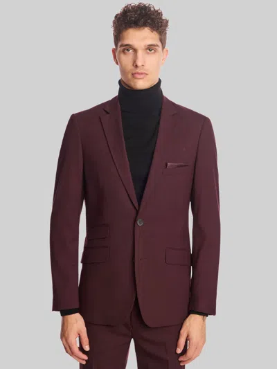 Paisley &amp; Gray Paisley & Gray Men's Slim Fit Solid Jacket Purple In Burgundy