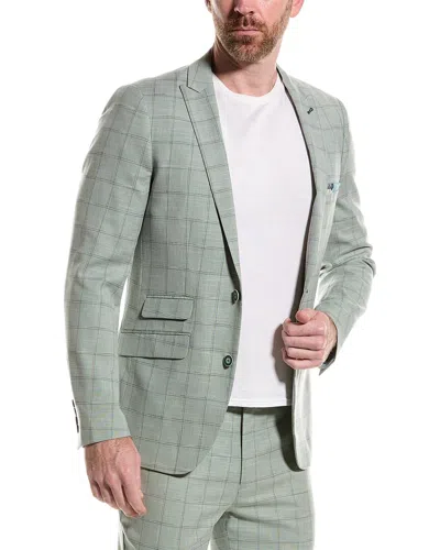 Paisley & Gray Ashton Slim Fit Jacket In Green