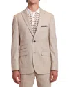 Paisley & Gray Ashton Slim Fit Linen-blend Jacket In Neutral