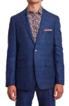 Paisley & Gray Ashton Slim Fit Windowpane Check Sport Coat In Blue