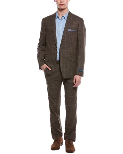 Paisley & Gray Ashton Slim Jacket In Brown