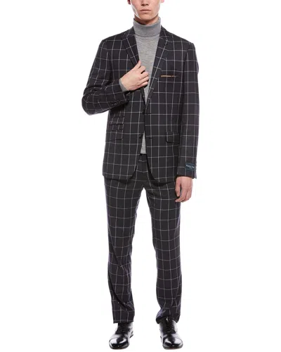 Paisley & Gray Ashton Slim Jacket In Blue