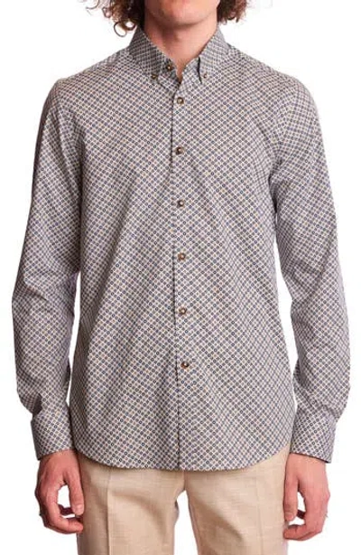 Paisley & Gray Brian Stretch Cotton Button-down Shirt