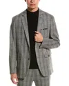 Paisley & Gray Bromley Slim Fit Wool-blend Jacket In Brown