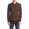 Paisley & Gray Polo Sweater In Brown