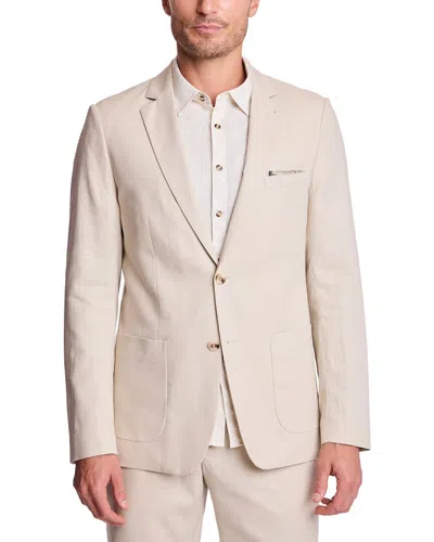 Paisley & Gray Dover Linen-blend Jacket In Neutral