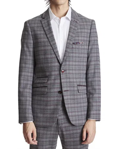 Paisley & Gray Dover Notch Slim Fit Jacket In Grey