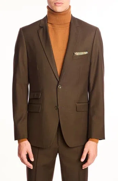 Paisley & Gray Dover Slim Fit Blazer In Brown