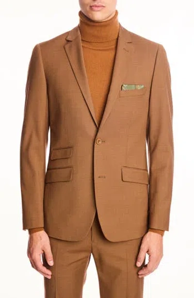 Paisley & Gray Dover Slim Fit Blazer In Brown