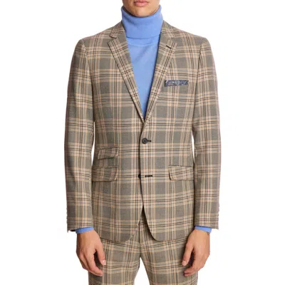 Paisley & Gray Dover Slim Fit Gray Check Blazer In Multi