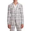 Paisley & Gray Dover Slim Fit Plaid Sport Coat In Gray
