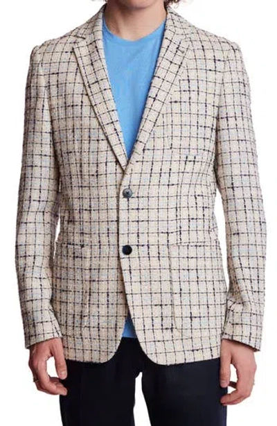 Paisley & Gray Dover Slim Fit Textured Plaid Sport Coat