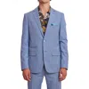 Paisley & Gray Dover Slim Fit Vertical Stripe Sport Coat In Blue