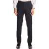 Paisley & Gray Downing Slim Fit Flat Front Dress Pants In Black
