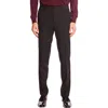 Paisley & Gray Downing Slim Fit Flat Front Dress Pants In Brown