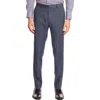 Paisley & Gray Downing Slim Fit Flat Front Dress Pants In Blue