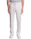Paisley & Gray Downing Slim Flat Front Linen Blend Dress Pants