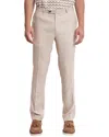 Paisley & Gray Downing Slim Flat Front Linen Blend Dress Pants