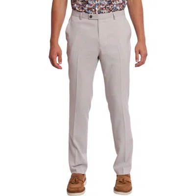 Paisley & Gray Downing Slim Flat Front Crosshatch Dress Pants