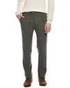Paisley & Gray Downing Wool-blend Pant In Green