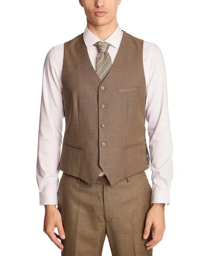 Paisley & Gray Eaton Modern Fit Vest In Brown