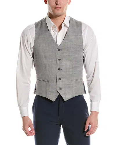 Paisley & Gray Eaton Slim Fit Vest In Grey