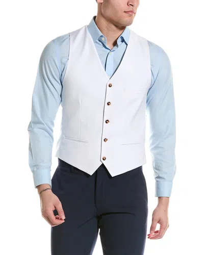 Paisley & Gray Eaton Slim Fit Vest In White