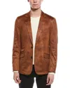Paisley & Gray Faux Suede Sports Coat In Brown