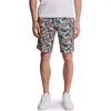 Paisley & Gray Felix Floral Linen Blend Chino Shorts