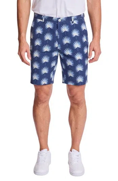 Paisley & Gray Felix Slim Fit Shorts In Blue