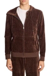 Paisley & Gray Men's Zippered Hoodie In Brown