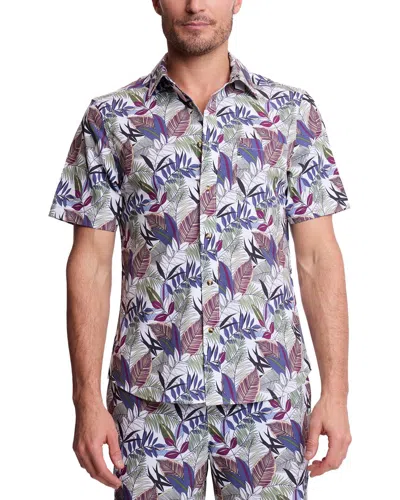 Paisley & Gray Gilby Swim Shirt In Blue