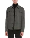 Paisley & Gray Hilo Wool-blend Button Jacket In Green