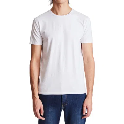 Paisley & Gray Lucas Crewneck T-shirt In White