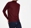 PAISLEY & GRAY LUXE FINE GAUGE TURTLENECK IN BLACK CURRANT