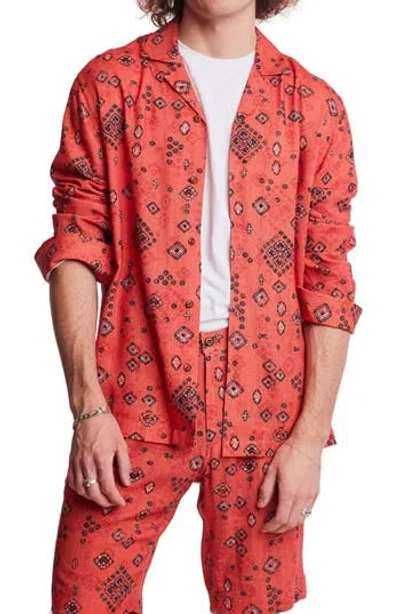 Paisley & Gray Marrak Long Sleeve Camp Shirt