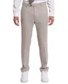 Paisley & Gray Downing Slim Flat Front Check Dress Pants In Multi