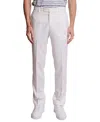 Paisley & Gray Downing Slim Flat Front Linen Blend Dress Pants