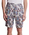 Paisley & Gray Men's Felix Slim Fit Paisley 8-1/2" Shorts